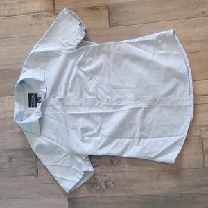 Lands' End Women's Light Blue Button Down Shirt - Size 4